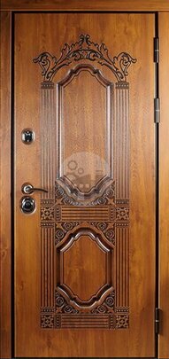 Тамбурная дверь, двухсторонняя отделка МДФ винорит-ДВ-1012