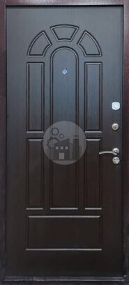 стальная дверь с терморазрывом, окрас порошок, внутри мдф - внутренняя часть двери ДВ-1138