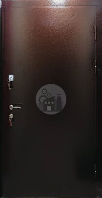 входная дверь с терморазрывом, порошок и мдф шпон-ДВ-1149