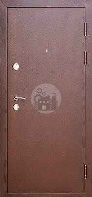 Стальная дверь в квартиру, окрас порошком, внутри МДФ-ДВ-799