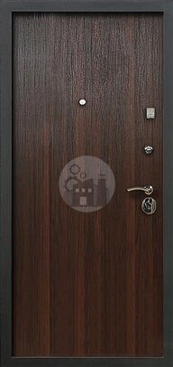 стальная входная дверь в квартиру, отделка ламинат - внутренняя часть двери ДВ-780