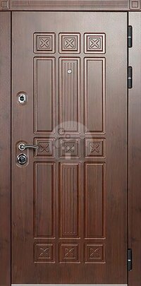 Металлическая дверь, три петли, отделка винорит-ДВ-382